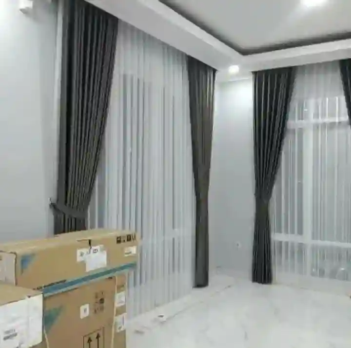 gorden jogja murah - vitrage putih